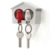 クオリー QUALY デュオ スパロウキーリング DUO SPARROW Keyring レッド ホワイト キーリング キーホルダー|QUALY クオリー