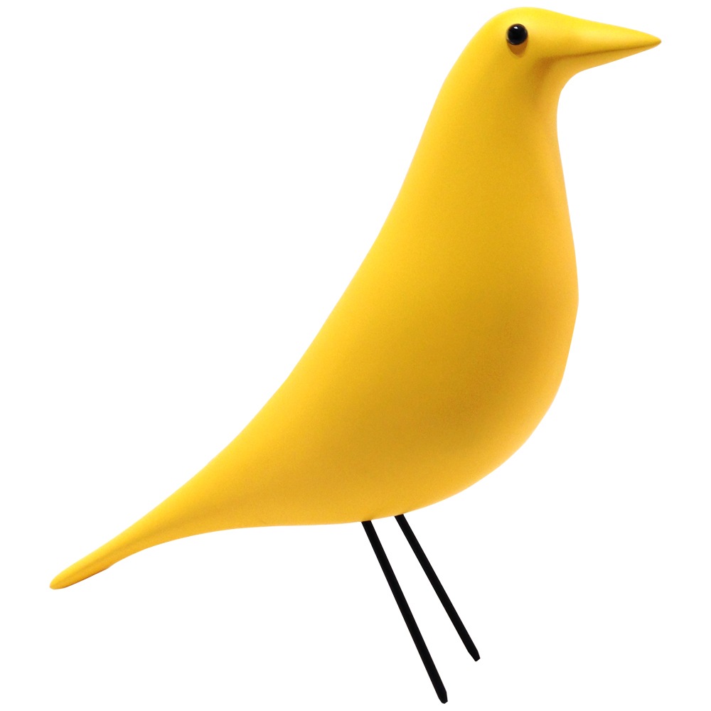 イームズ ハウスバード ハウスバードオブジェ イエロー 黄色