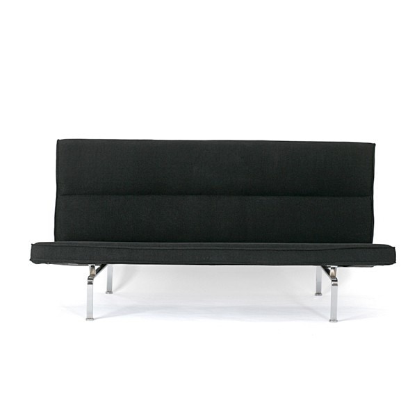 イームズ コンパクトソファ 3人掛け ブラック