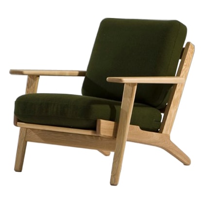 ハンス・j・ウェグナー ソファ GE290 ダークグリーン 一人掛け 1P
