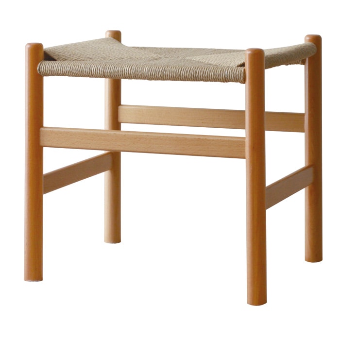 【リプロダクト品】ハンス・J・ウェグナー　木製スツール ハンス・j・ウェグナー ペーパーコードスツール ナチュラル ハンス