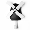 クオリー QUALY ウィンドミル ウォールフック Windmill Wall Hook 壁掛けフック 壁掛けハンガー ブラック|QUALY クオリー