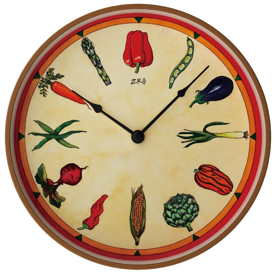 オリバー・ヘミング ZIRO ジロ ウォールクロック HEALTHY VEGETABLES