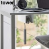 テーブル下カーペットクリーナーホルダー タワー 山崎実業 tower コロコロクリーナー コロコロ ケース ボックス おしゃれ 収納 カーペット クリーナー カーペットクリーナー 隠す 浮かす 浮かせ