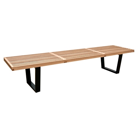 イームズ　ジョージネルソン ネルソンベンチ リプロダクト 楽天市場】ジョージネルソン ネルソンベンチ 122 153 幅