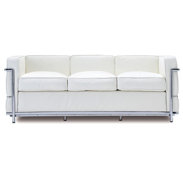 ル・コルビジェ LC2 グランコンフォートソファ 3人掛け ホワイト