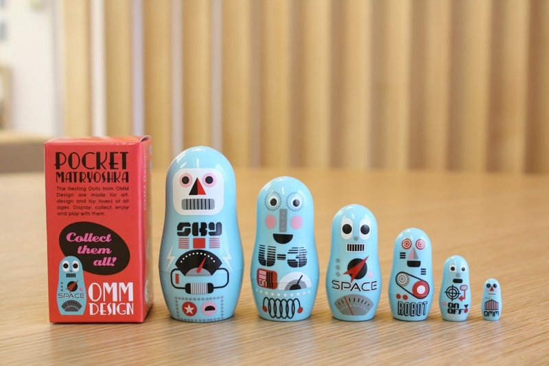 OMMデザイン - OMM omm デザイン OMM-design ポケット マトリョーシカ ロボット