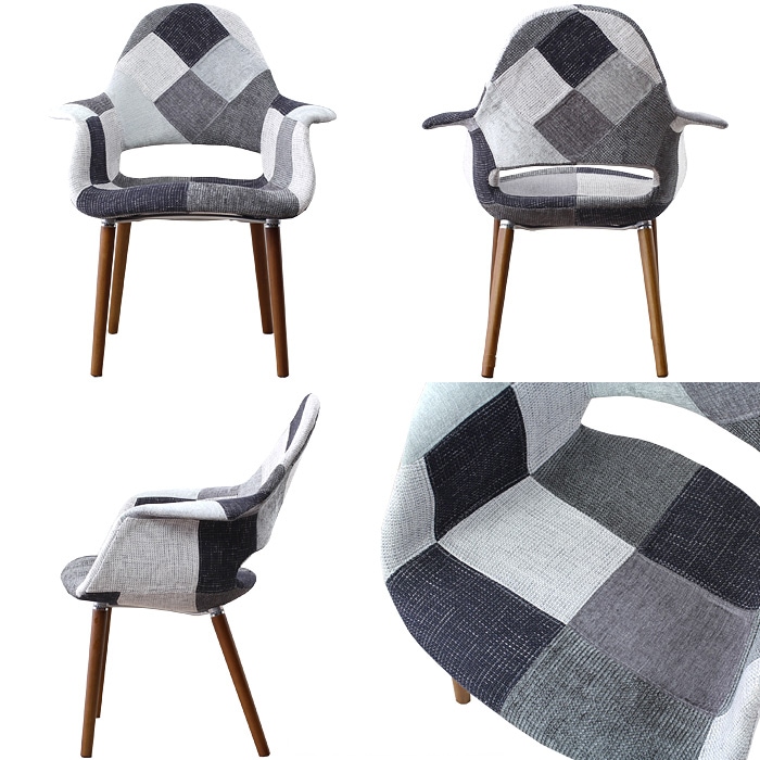 イームズ オーガニックチェア グレー ストア 大阪市淀川区•引取限定