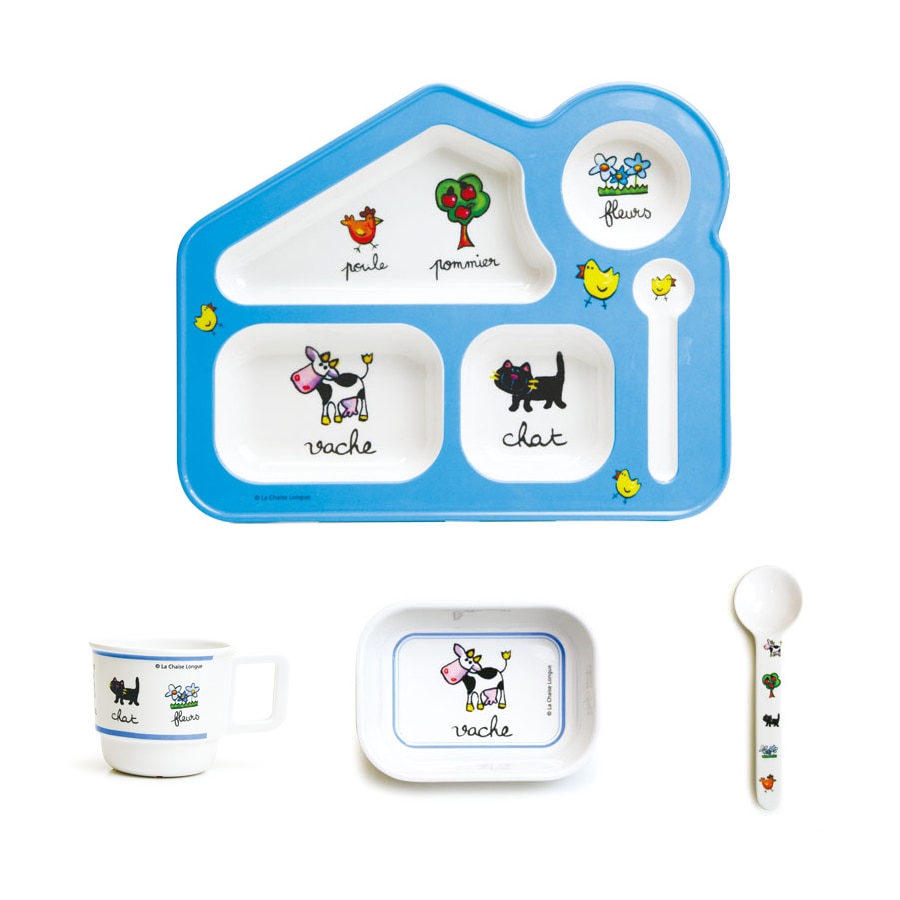 la chaise longue �饷���������� Set de 4pieces ���å������ץ졼�ȥ��å� �ץ졼�� ���� �ޥ����å� ���ס��� �ե����� �֥롼