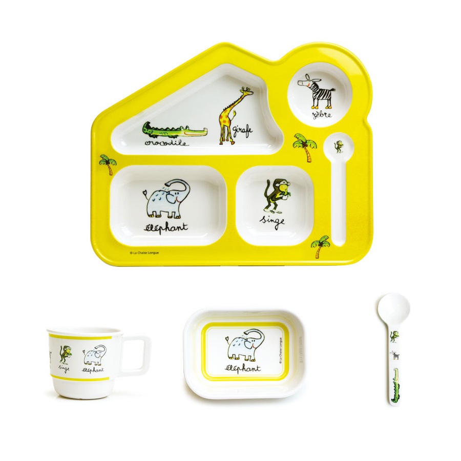 la chaise longue 饷 Set de 4pieces åץ졼ȥå ץ졼  ޥå ס 󥰥 