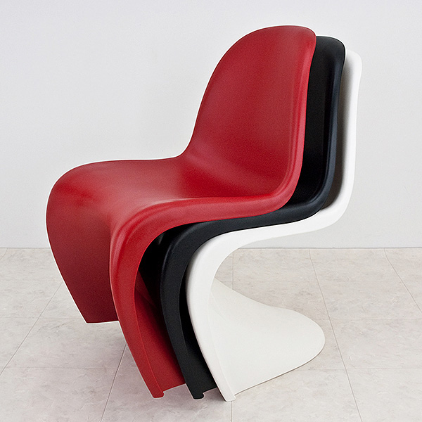 パントンチェア グリーン つやなし ヴェルナー・パントン 椅子