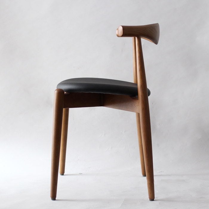 ルナ◾️エルボーチェア スクエア リプロダクト チェア ハンス・ウェグナーB ハンス・ウェグナー エルボチェア スクエア ブラック ブラウン ハンス