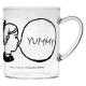 ĤߤʤĤ Tatsumi Natsuko Х֥륬 Ǯ饹 ޥ ޥå BUBBLE GUM Heat Resistant Glass Mug GIRL  330ml