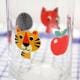 omm �ǥ����� OMM-design ���饹 ���å� Glass with animals �������� Tiger �Ȥ� Ingela P Arrhenius ���󥲥顦���ꥢ�˥��� ���� �̲�����