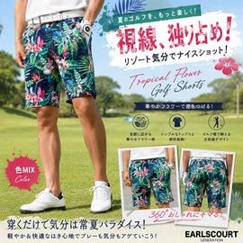 ECG GOLF���/FLOWER SHORTS