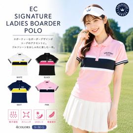 EC SIGNATURE LADIES BORDER POLO