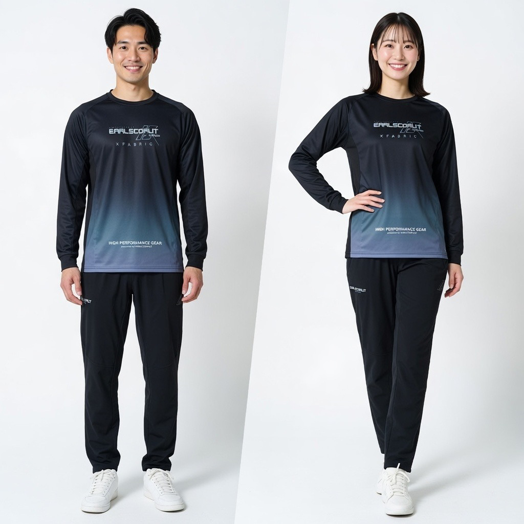 グラデパイピングピステ上下セット BLACK | ALL | Earls Court