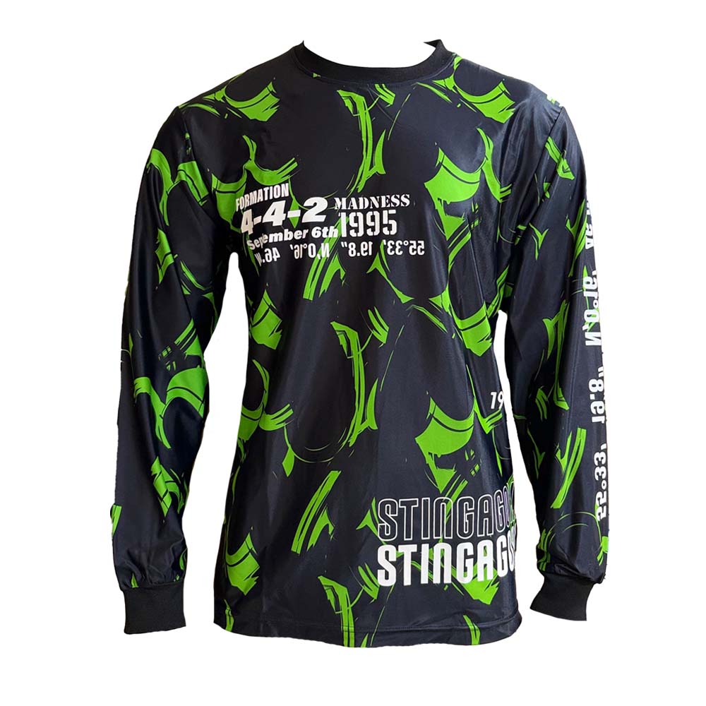 STING���/HEART BRUSH LS TOP