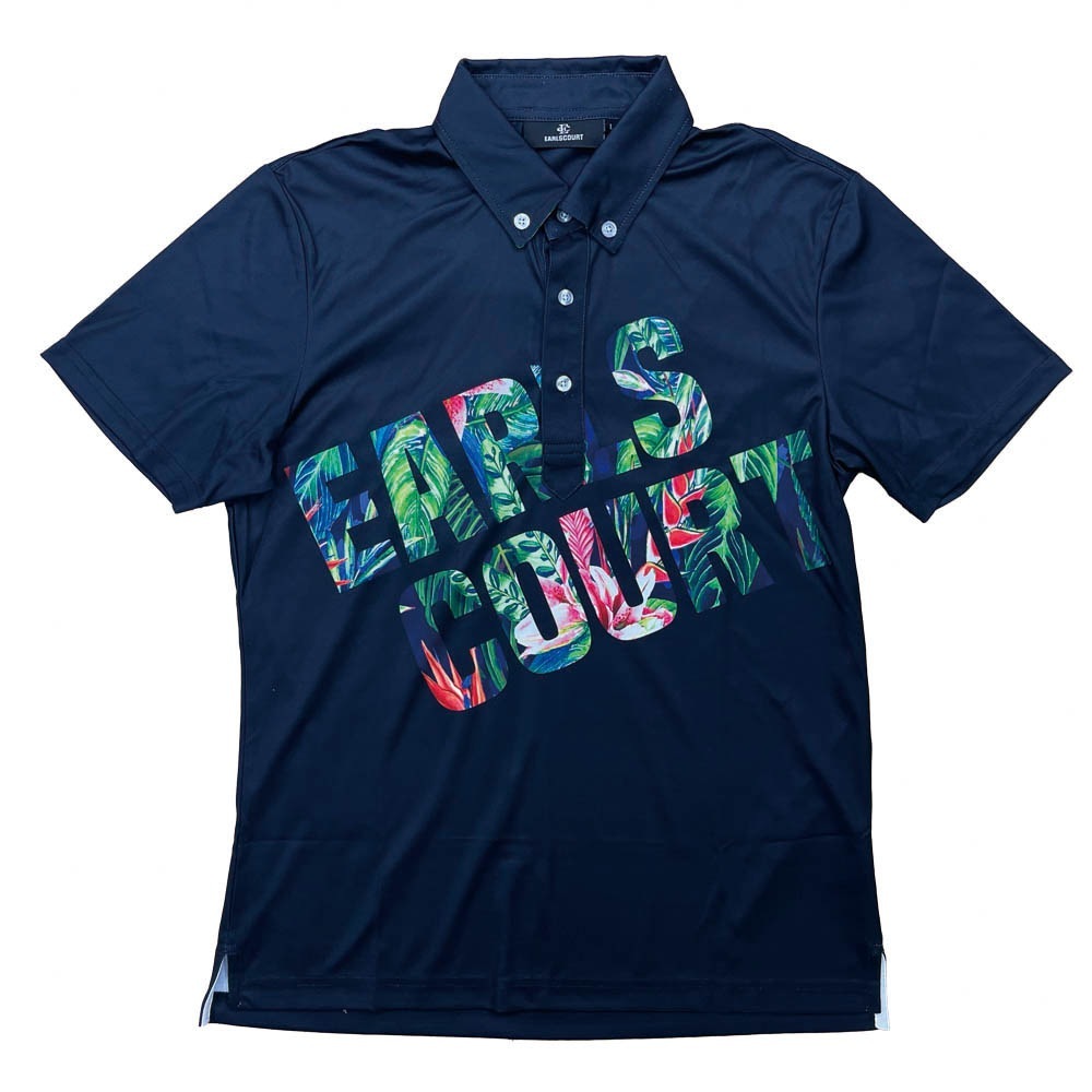 ECG GOLF���/FLOWER LOGO POLO