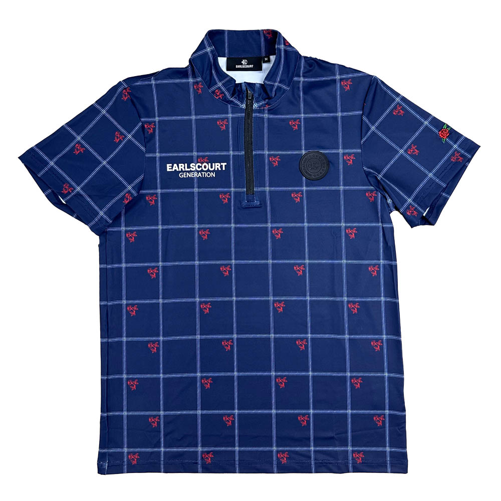 EC ROYALE CHECK DOT MOCK NAVY