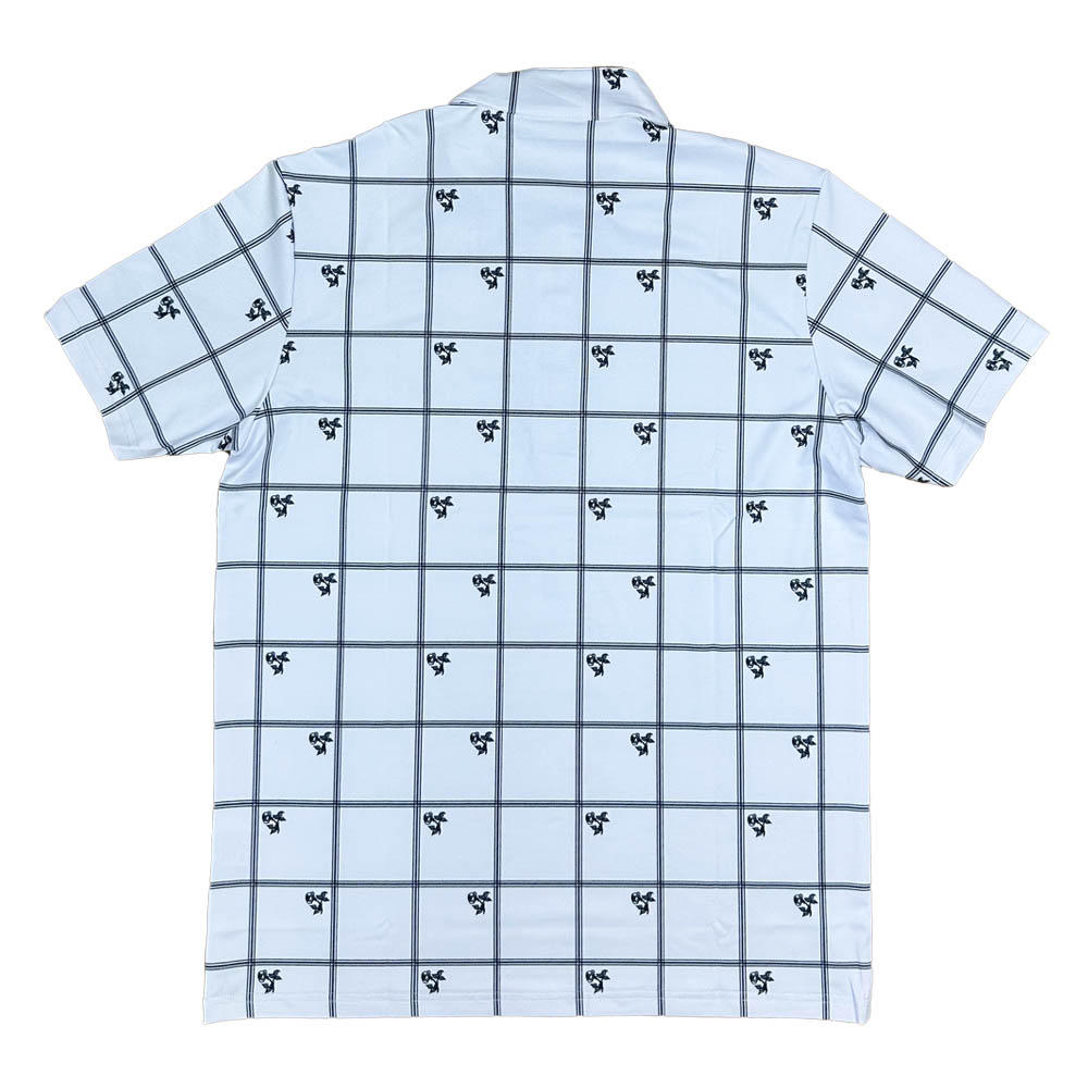 EC ROYALE CHECK DOT MOCK WHITE