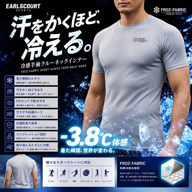 FROZ-FABRIC �䴶���롼�ͥå�Ⱦµ����ʡ�