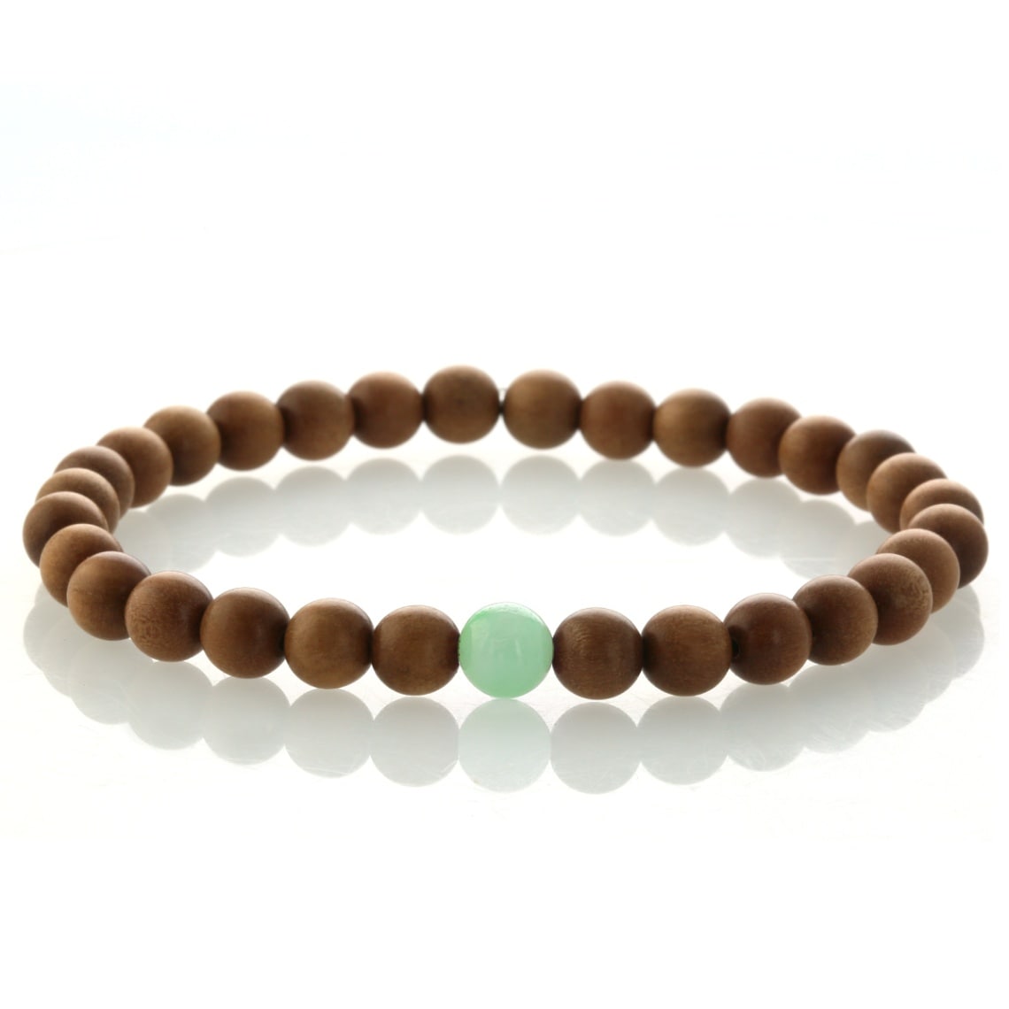ワンネス ブレスレット 【サンダルウッド＆天然石 瞑想用 香る