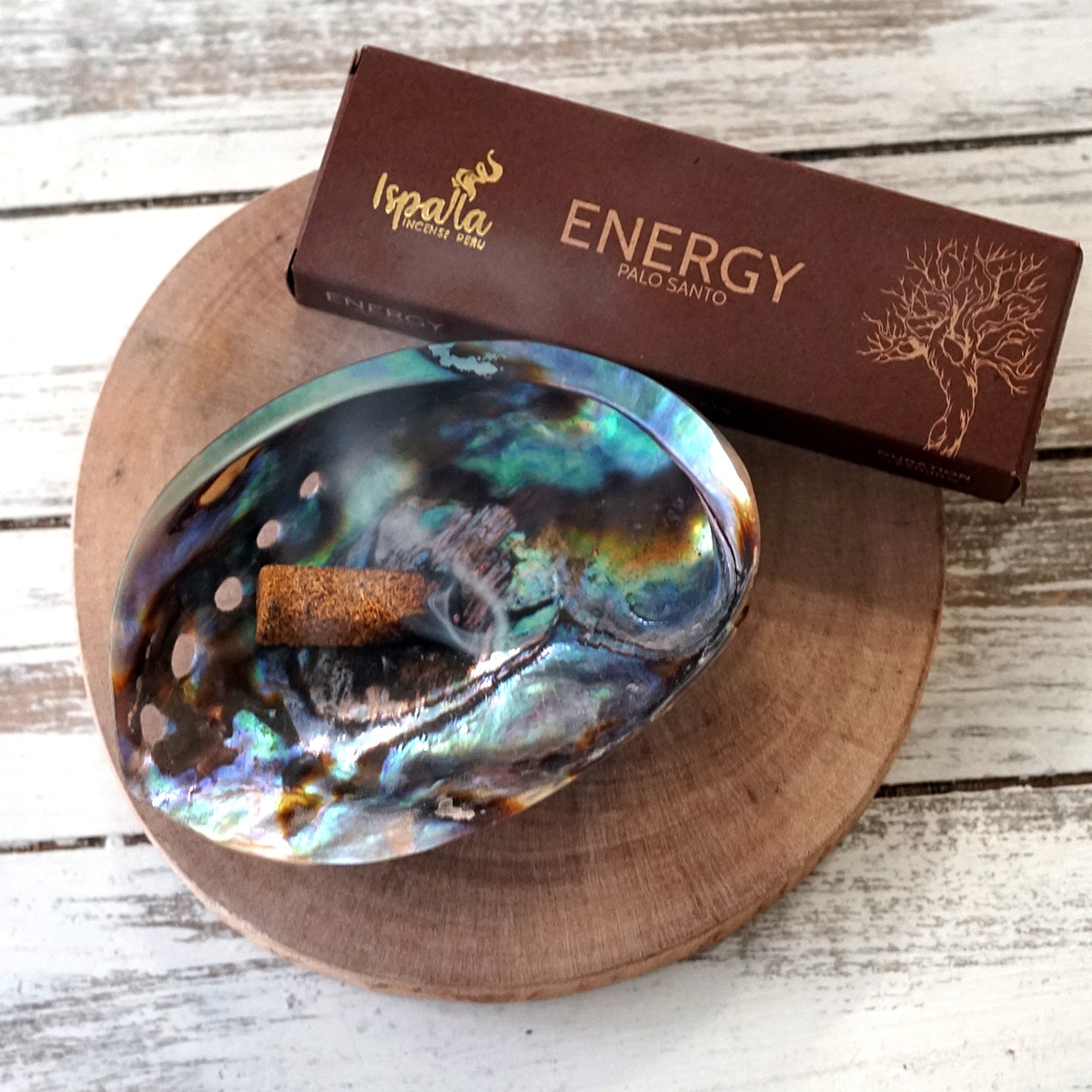 パロサント お香【エナジー・活力】8個入り Ispalla - Energy (Palo