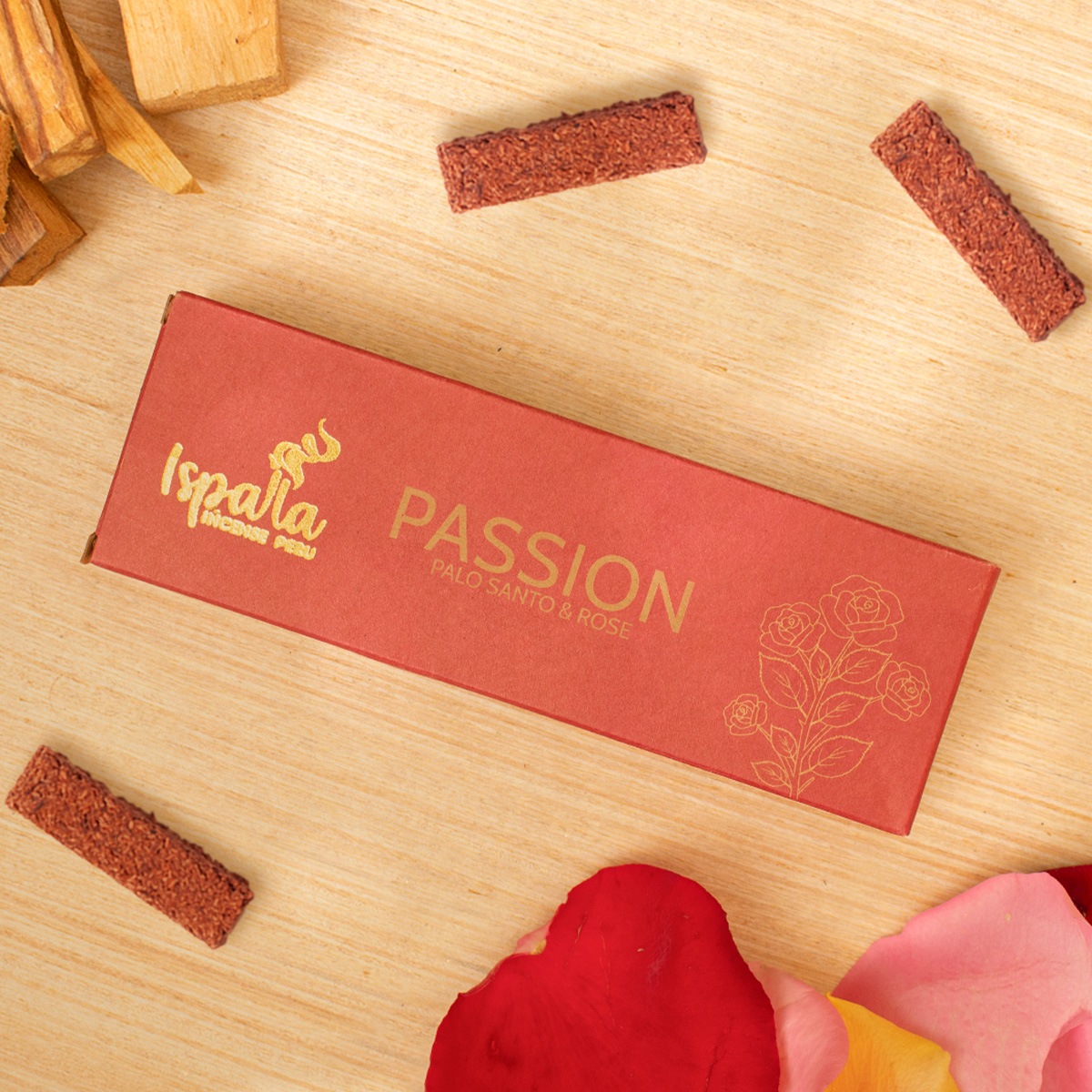 �ѥ�����ȡ�������������ڥѥå���󡦾�Ǯ�ۣ������ꡡIspalla - Passion (Palo Santo & Rose) Incense Tablets