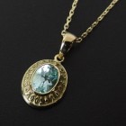 ����ѥ������֥����� College Pendant K18Yellow Gold Necklace Set