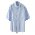 NAME. ͡  CHAMBRAY HALF SLEEVE SHIRT