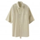 NAME. ͡  CHAMBRAY HALF SLEEVE SHIRT