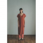 CLANE /  RANDOM STRIPE KNIT ONE PIECE