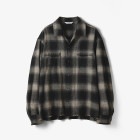 Name. / OMBRE CHECK CUT-OFF BOX SHORT SHIRT