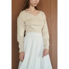 CLANE / ����� V NECK SHORT KNIT TOPS
