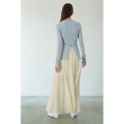 CLANE / ����� SHEER MESH CREW NECK TOPS