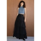 CLANE / ����� SHAGGY AMERICAN SLEEVE KNIT TOPS