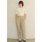 CLANE / ����� W FACE SHIRRING CROPPED TOPS