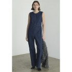 CLANE /  BACK OPEN DENIM ALL IN ONE