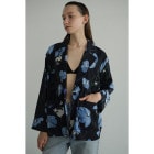 CLANE /  MULTICOLORED FLOWER SHIRT JACKET