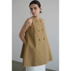 CLANE /  DOUBLE BUTTON FLARE TOPS