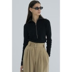 CLANE /  ZIP UP TURTLE KNIT TOPS