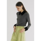 CLANE /  VELOR COLLAR KNIT TOPS