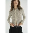 CLANE / ����� MIX MESH GATHER SHIRT