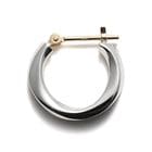 ѥ֥ Narrow Twist Hoop Pierce Silver