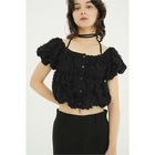 CLANE / ����� W FACE TOPSTITCHED FRILL TOPS