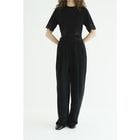CLANE / ����� DRAWSTRING LOOSE TUCK PANTS