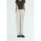 CLANE / ����� DRAWSTRING LOOSE TUCK PANTS