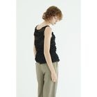 CLANE / ����� RANDOM FRILL SHEER N/S TOPS