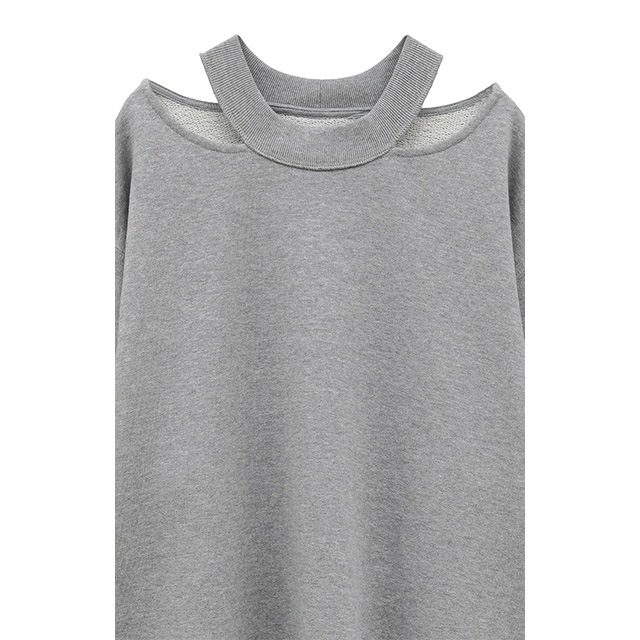 MANOF / �ޥΥ� SLIT NECK SWEAT